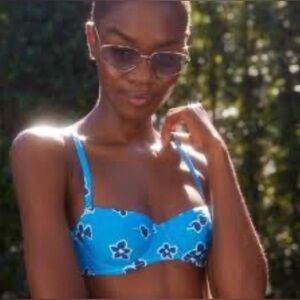 aerie Floral Bikini Top